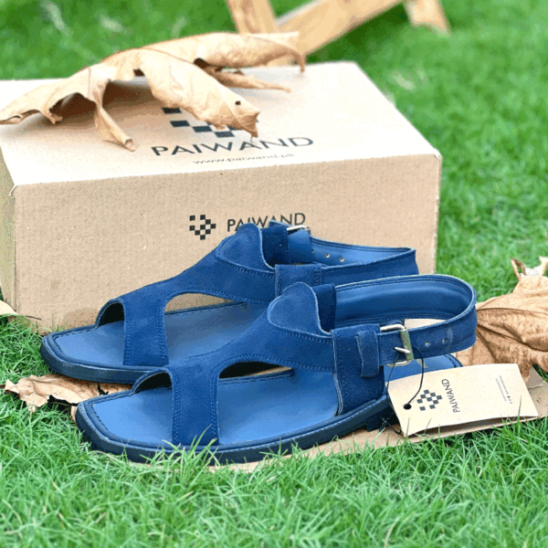 Blue Panjadar Chappal - Image 3