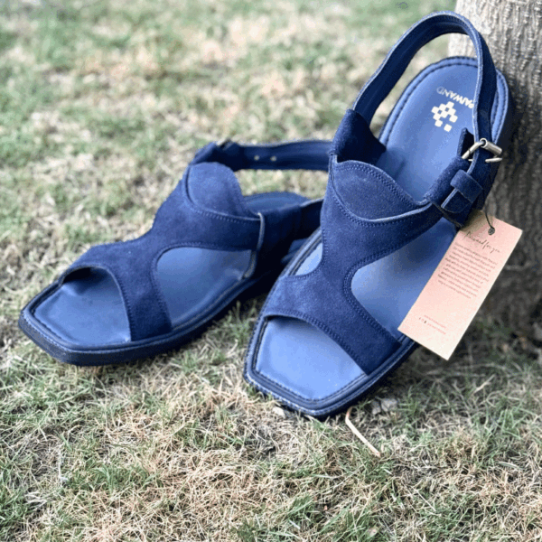 Blue Panjadar Chappal - Image 2
