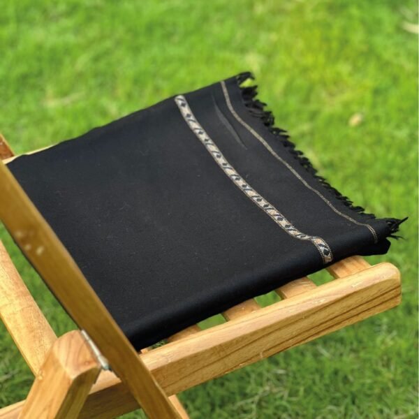 Black Salampuri Woolen Shawl